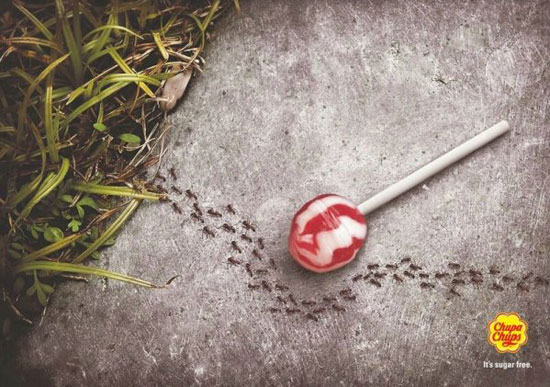 cupa chups zuckerfrei werbung ameisten