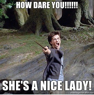 Oh Harry Potter ...