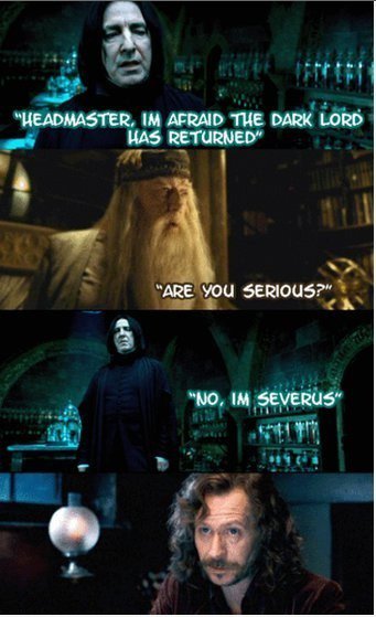 Nein, ich bin severus