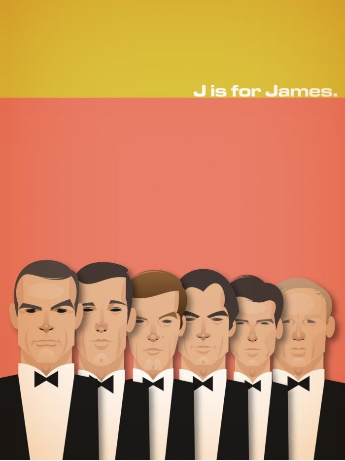 J ist für James.
