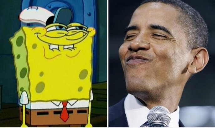 Präsident Obamas Gesicht