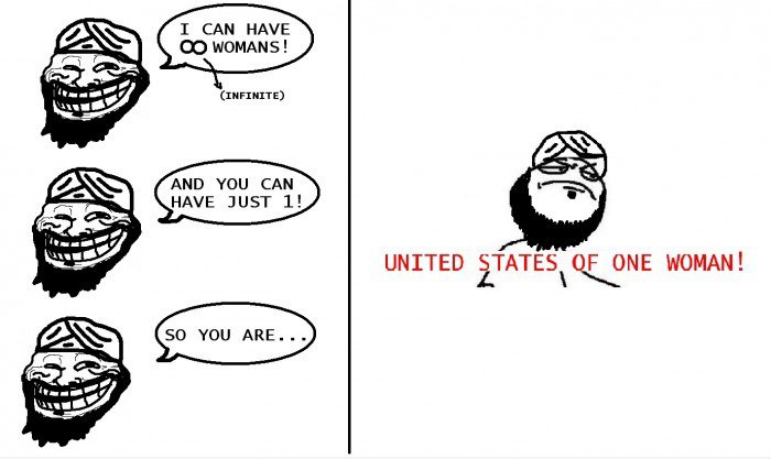 UNITED STATES OF ONE WOMAN!