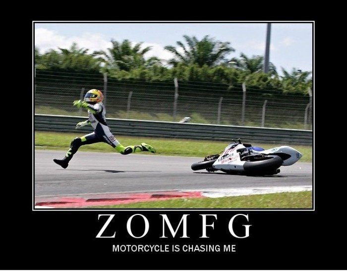Motorrad jagt mir!