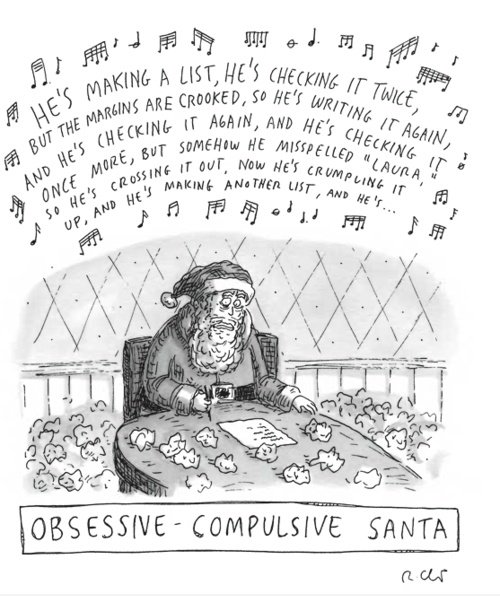 Zwangsstörungen Weihnachtsmann