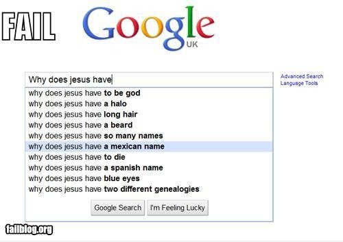 Autocomplete Me: Jesus Search Fail-