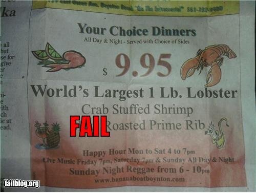 Weltgrößte 1 Lb. Hummer
