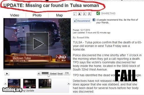 Wahrscheinlich Bad News: Headline FAIL