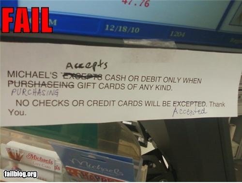 Spell Check FAIL