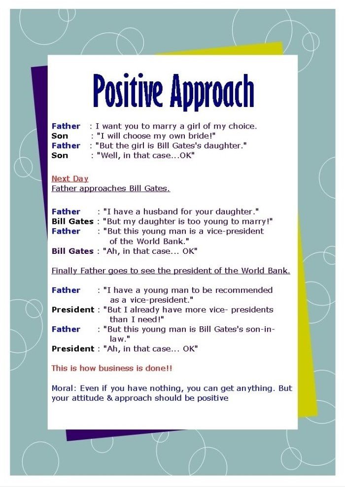 Positive Approach