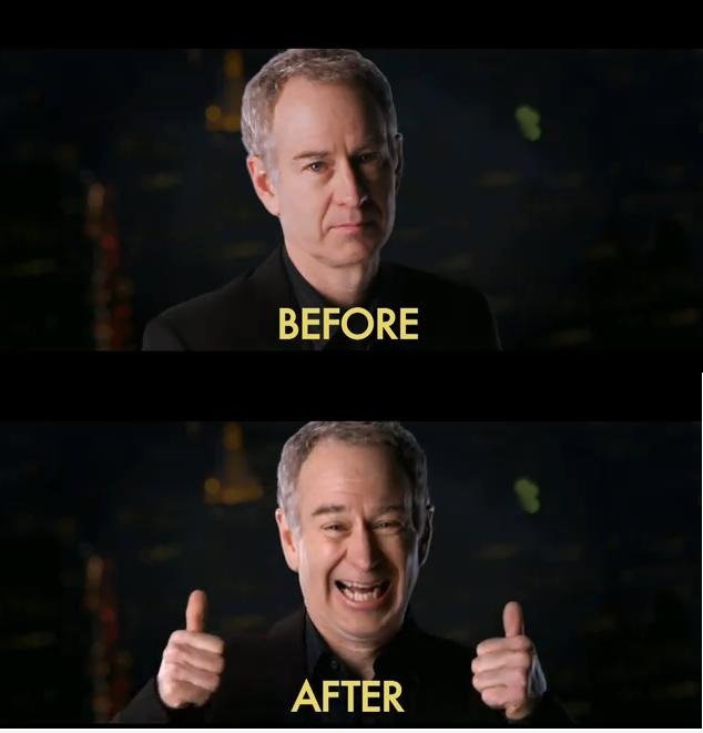 Vor und nach dem Sex