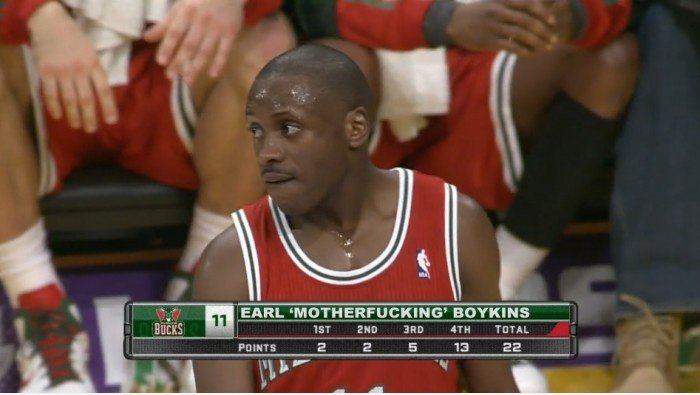 EARL MUTHAFCKUING Boykins