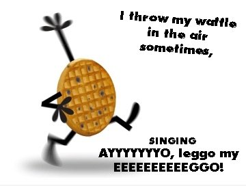 Ich werfe meine EGGO in der Luft manchmal