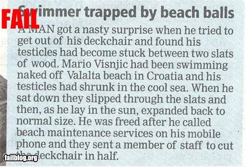 CLASSIC: Deck Chair FAIL