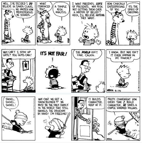 Calvin & Hobbes Weihnachten