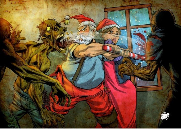 Santa vs Zombies