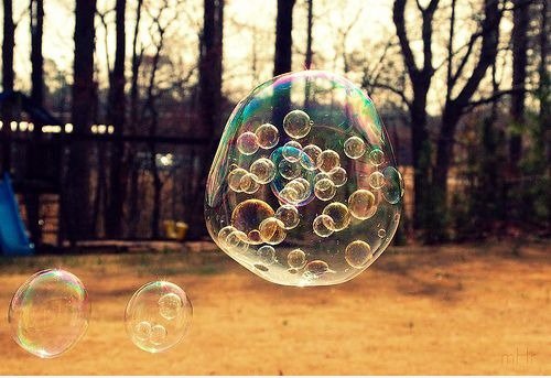 Bubbles.