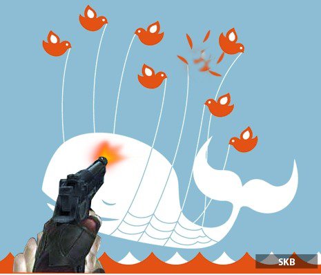 Twitter über der Kapazität
