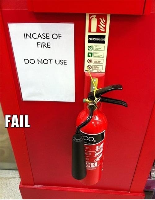 Im Falle eines Brandes ...