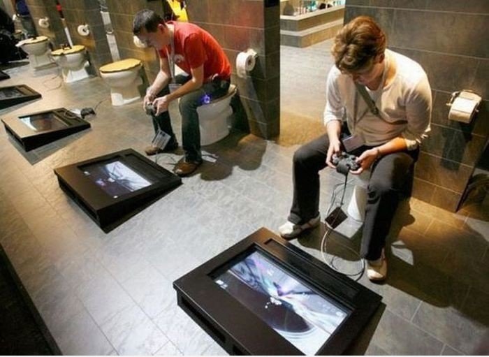 Badezimmer für Gamer