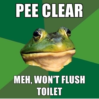 Pee Klar. Meh, nicht SpÃ¼ltoilette