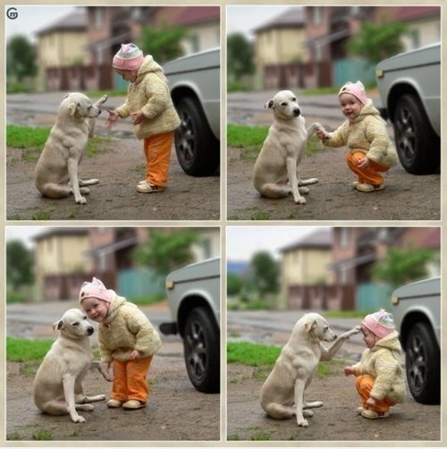 Hund und Kind