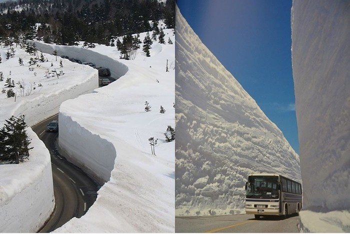 Um wer hält diese Straße frei von Schnee, ich bin beeindruckt!