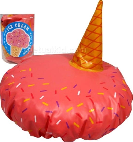 Ice Cream Shower Cap
