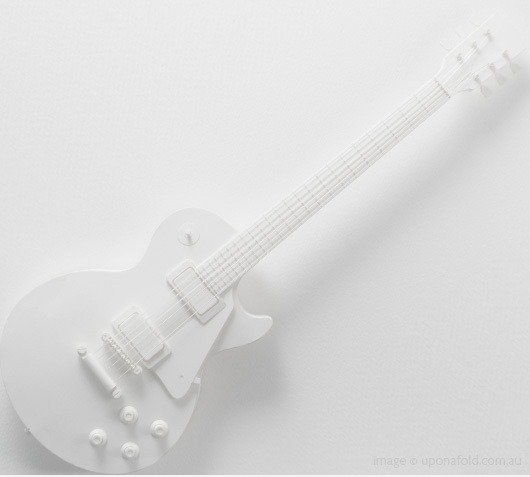 Electric Paper Gitarre