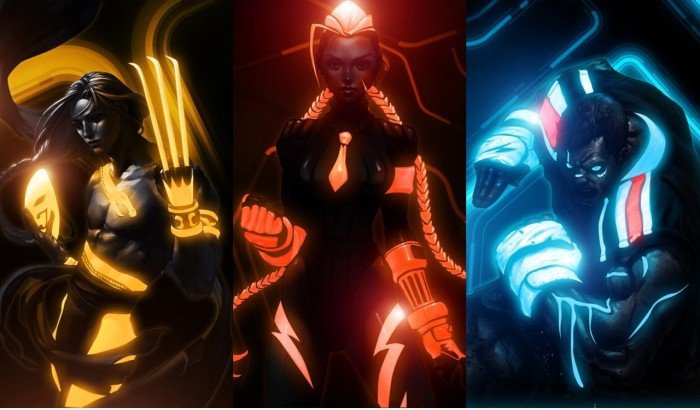 Street Fighter TRON