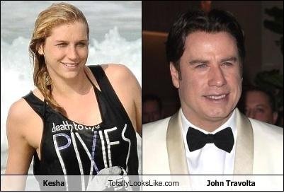 Kesha und John Travolta