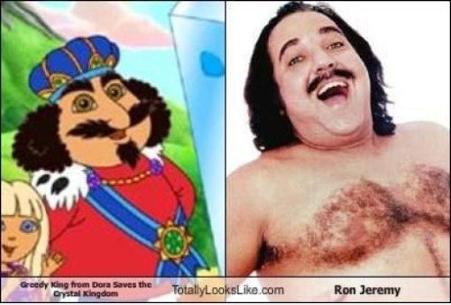 König von Dora The Explorer und Ron Jeremy