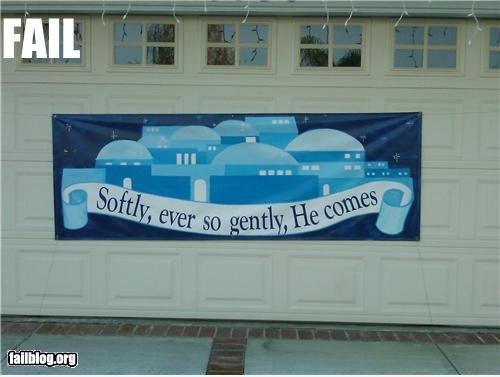 Christmas Banner FAIL