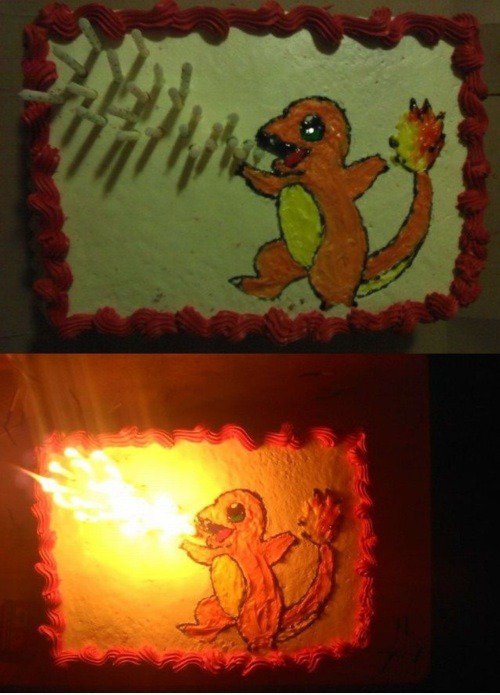 Ehrfürchtig Charmander Birthday Cake