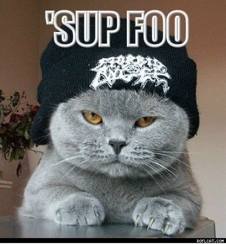 Sup foo ...
