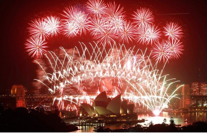 Das neue Jahr in Sidney