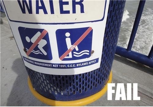 Pool Sign FAIL