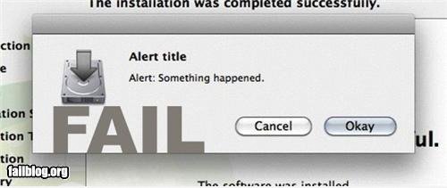 Vague Computer Error FAIL