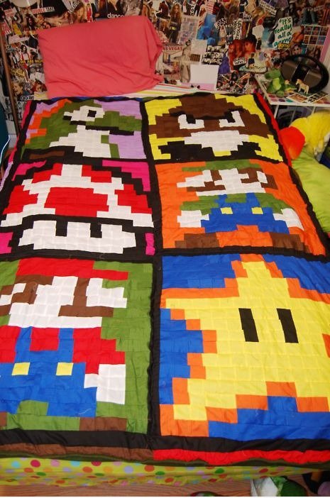 Super Mario Quilt