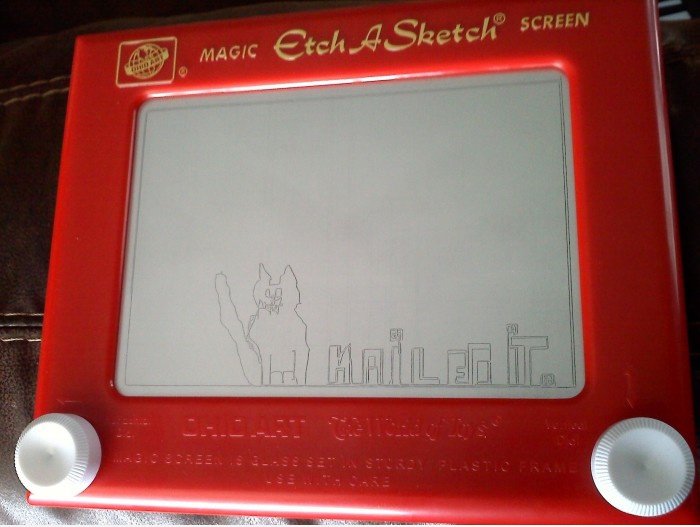 Mein Freund ist 3-jährige Tochter hat mich gebeten, ziehe sie eine Katze ...
