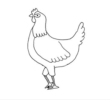 Mond Fuß Huhn gerne Mondspaziergang