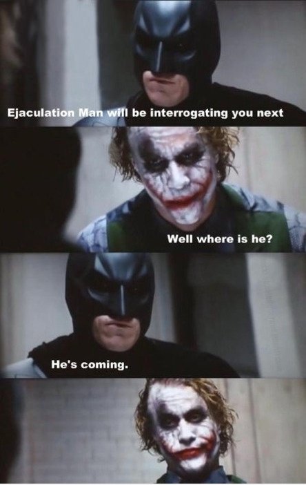 Ejakulation Mann