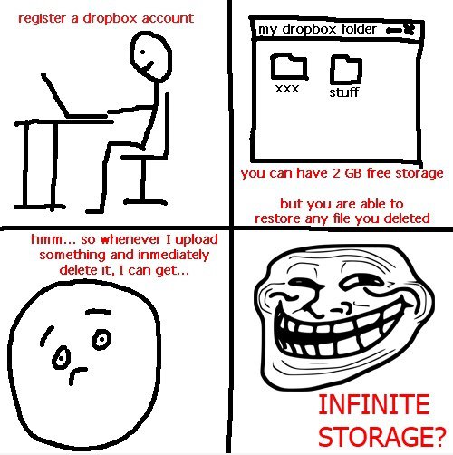 Infinite Storage?