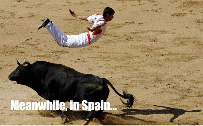 Inzwischen in Spanien ...