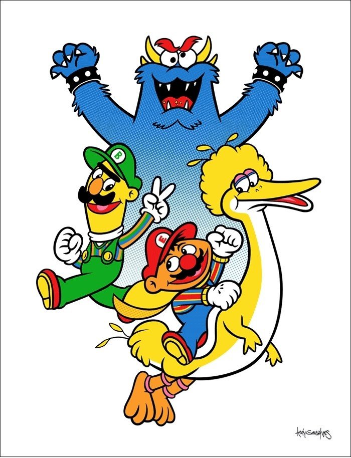 Super-Ernie-o Welt