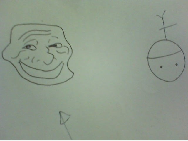 Mein Kollege hat versucht, mich troll .. FAIL