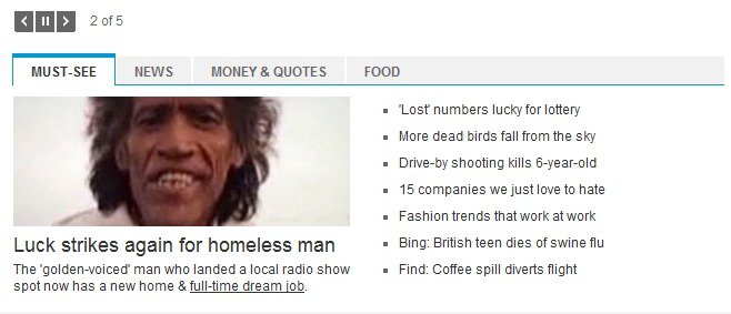 Und er bekam einen Job aus ihm heraus