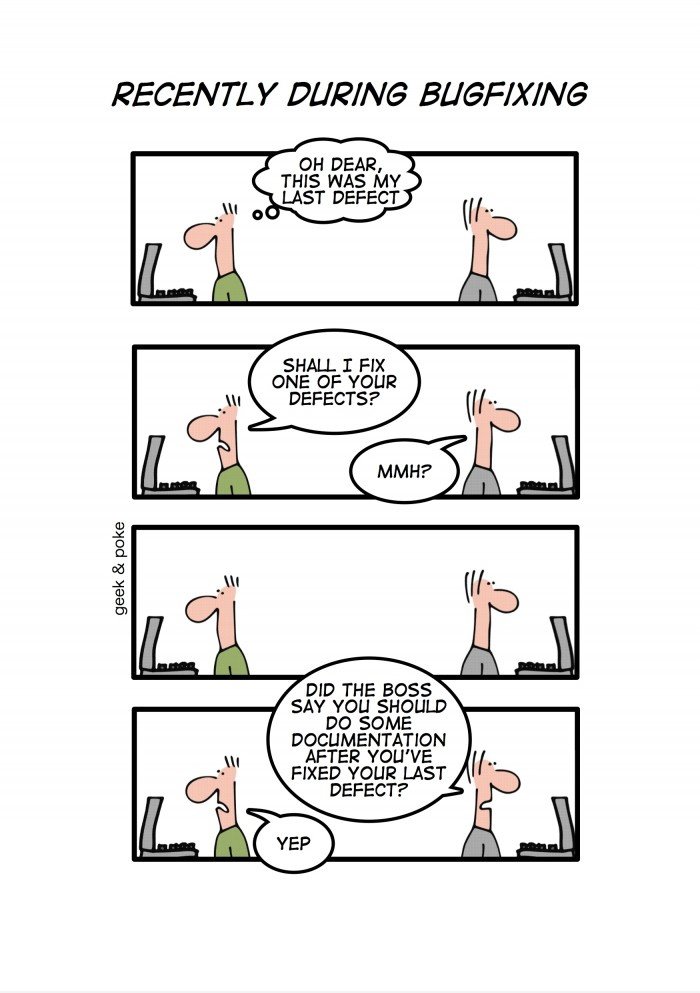 Kürzlich Während Bugfixing
