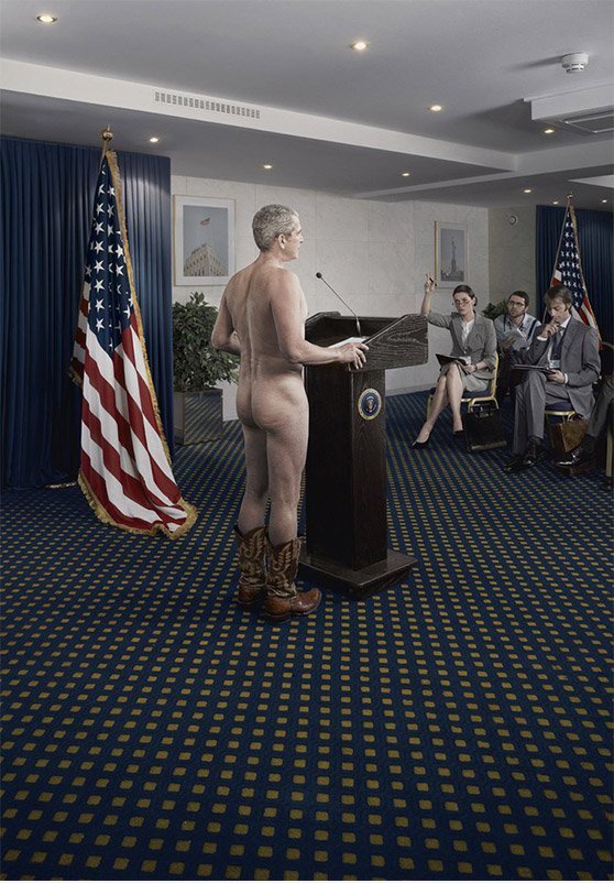 George Bush - "Ich bin ein echter Cowboy"