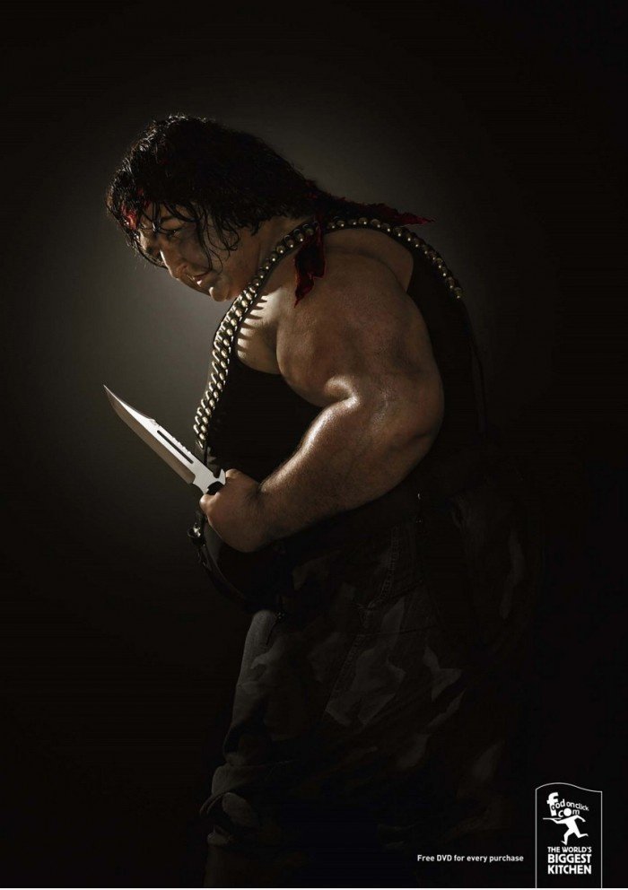 Übergewichtige Rambo