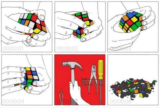 Fix Zauberwürfel in 6 Sekunden